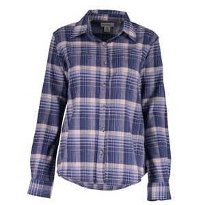 Blue Plaid Sheila Flannel Button-Up - Women